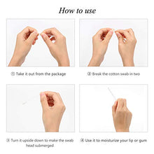 Load image into Gallery viewer, 100 pcs Vitamin E Lips Oil Swabs Stick Disposable VE Cotton Swab Protect Lip Gum Anti-dry Moisture For Use Before Teeth Whitening (100 Pcs)