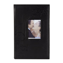 Load image into Gallery viewer, DesignOvation in The Clouds Black Faux Leather Photo Album, Holds 300 4x6 Photos, Set of 4