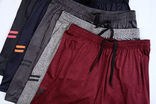 Load image into Gallery viewer, Mens Quick Dry Fit Dri-Fit Active Wear Athletic Performance Basketball 9 Inch Inseam Wrestling Sweat Tennis Soccer Running Essentials Gym Shorts Hombre Stretch Casual Workout Tech Shorts-Set 6 L