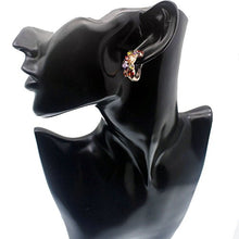 Load image into Gallery viewer, Vanessa Rose Gold Multi Gemstone Jewelry Sets for Women,Sparkling Garnet Amethyst Morganite Peridot Topaz (Not Clip On Earrings)