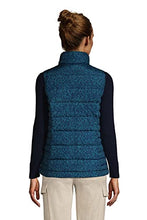 Load image into Gallery viewer, Lands' End Womens Puffer Down Vest Burnt Caramel Leopard Print Plus 2x