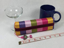 Load image into Gallery viewer, Bag FabCloud Rainbow Box bright by WiseGloves jewelry pocket cosmetic make up pouch bag handbag accessory