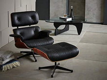 Load image into Gallery viewer, Mid Century Lounge Chair and Ottoman, Expanded Size Classic Modern Chair, Top Grain Leather Palisander Wood, Heavy Duty Base Support for Living Room, Study, Lounge, Office