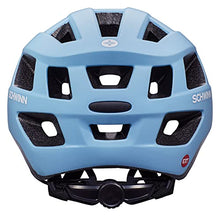 Load image into Gallery viewer, Schwinn Halcyon ERT Youth/Adult Bike Helmet, Fits Head Circumferences 54-58 cm, Medium, Blue