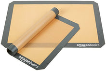 Load image into Gallery viewer, Amazon Basics Silicone, Non-Stick, Food Safe Baking Mat - Pack of 4