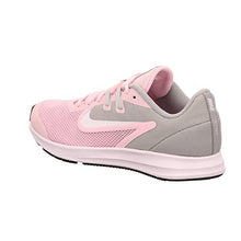 Load image into Gallery viewer, Nike Unisex Downshifter 9 Grade School Running Shoe Pink Foam/White-Metallic Silver 4Y Regular US Big Kid