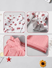 Load image into Gallery viewer, KANGKANG Toddler Girl Fall Outfits White Long Sleeve Ruffles Shirt Toddler Girl Clothes 2t Pink Straight Pants 2pcs Sets