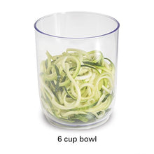 Load image into Gallery viewer, Hamilton Beach 3-in-1 Electric Vegetable Spiralizer & Slicer With 3 Cutting Cones for Veggie Spaghetti, Linguine, and Ribbons, 6-Cups, Black