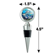 Load image into Gallery viewer, Shark Ocean Selfie Wine Bottle Stopper