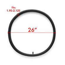 Load image into Gallery viewer, AR-PRO 26’’ x 1.75/2.125 Road and Mountain Bike Replacement Inner Tubes with Schrader Valve 32mm for Road/Mountain Bikes Like Schwinn Koen, Elm, High Timber More. (6 Inner Tubes with 2 Tire Levers)