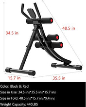 Load image into Gallery viewer, Fitlaya Fitness Core & Abdominal Trainers AB Workout Machine Home Gym Strength Training Ab Cruncher Foldable Fitness Equipment