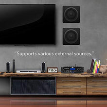 Load image into Gallery viewer, Wireless Bluetooth Power Amplifier System - 200W Dual Channel Sound Audio Stereo Receiver w/ USB, AUX, MIC IN w/ Echo, Radio - For Home Theater Entertainment via RCA, Studio Use - Pyle PDA65BU,Black