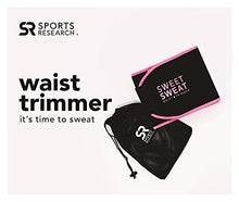 Load image into Gallery viewer, Sweet Sweat Waist Trimmer - Black/Pink (Medium) | Premium Waist Trainer Sauna Belt for Men & Women