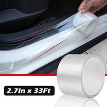 Load image into Gallery viewer, CloudBuyer Car Door Edge Guard Clear Universal Door Sill Guard Car Door Trim Edge Guard Protection Film Anti-Collision Fits for Most Car (33Ft x 2.7In, Transparent)