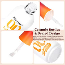 Load image into Gallery viewer, Modelones 4 Pcs 15ml Dip Powder Liquid Set with Base Coat / Top Coat / Activator / Brush Saver, Dipping Powder System Essential Kit for French Nail Art Manicure, Long Lasting and No Nail Lamp Needed