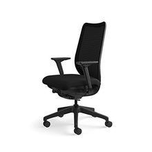 Load image into Gallery viewer, HON Nucleus Mesh Task Chair - Knit Mesh Back Computer Chair with Adjustable Arms, Black (HN1)