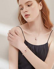 Load image into Gallery viewer, Udalyn I Love You Pendant Necklace Bracelets Set for Women 100 Languages Projection Love Heart Memory Jewelry Set Best Valentine's Day Present Gift for Her