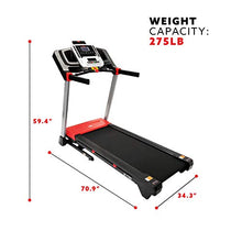 Load image into Gallery viewer, Sunny Health & Fitness Evo-Fit Incline Treadmill with Bluetooth and Dual Device Tablet Holders - SF-T7955