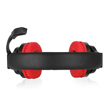 Load image into Gallery viewer, BUTFULAKE Stereo Gaming Headset for PS4, Xbox One, Nintendo Switch, Adjustable Earmuffs and Over-All Noise Isolation, Lightweight 3.5mm Wired Volume Control with Mic for Laptop PC (Black-red)