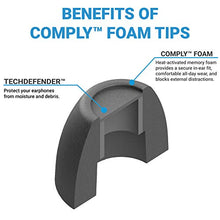 Load image into Gallery viewer, Comply TrueGrip Pro Memory Foam Tips for 1More True Wireless Devices (Small, 3 Pairs), Black (35-42230-11)