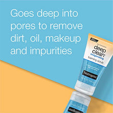 Load image into Gallery viewer, Neutrogena Deep Clean Invigorating Foaming Facial Scrub with Glycerin, Cooling & Exfoliating Gel Face Wash to Remove Dirt, Oil & Makeup, 4.2 fl. oz