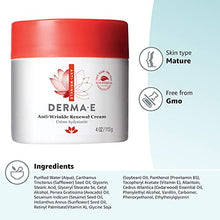 Load image into Gallery viewer, DERMA-E Anti-Wrinkle Renewal Skin Cream, 4 Oz