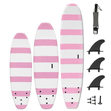 Load image into Gallery viewer, South Bay Board Co. - 5' / 6' / 8' Beginner Surfboards - Safe Soft-Top Surfboards - Beginner Surfboards for Kids & Adults – Strong Triple Stringer Durability - Leash & Safe-Edge Fins Included