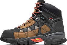 Load image into Gallery viewer, Timberland PRO Men's Hyperion 6 inch XL Alloy Safety Toe Waterproof Industrial Hiker Work Boot, Brown/Black Distressed, 10