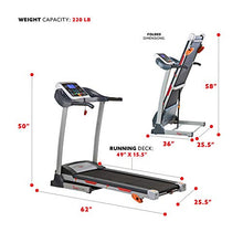 Load image into Gallery viewer, Sunny Health & Fitness Treadmill, Gray (SF-T4400)