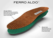 Load image into Gallery viewer, Ferro Aldo MFA19619L Trevor Classsic Cap-Toe Lace-Up Leather Lined Round Toe Business Casual Dress Oxford Shoes Brown