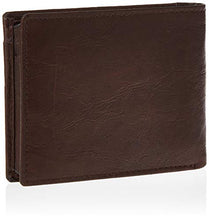 Load image into Gallery viewer, Fossil Men's Neel Leather Bifold with Flip ID Wallet, Brown