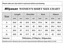 Load image into Gallery viewer, Dwirapal Women’s Stretchy Button Down Long Sleeve Shirts Casual Button Up Collar Slim Fit Office Work Blouse (Small, Denim Blue)