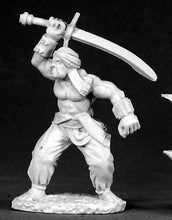 Load image into Gallery viewer, Reaper Miniatures Urji, Arab Pirate #02439 Dark Heaven Legends Unpainted Metal