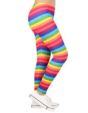 Load image into Gallery viewer, HDE Ultra Soft Girls Leggings - Comfy Full Ankle Length Black - Cute Rainbow Tights with Unique Prints - Comfortable Workout Stretch Pants for School, Home & Play, 6/6X