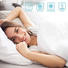 Load image into Gallery viewer, BYSURE 4 Pieces Queen Bed Sheet Set - 1800 Soft Durable Brushed Microfiber, 15 Inch Deep Pockets, Wrinkle & Fade Resistant (Queen, White)