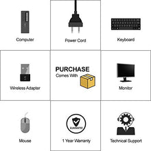 Load image into Gallery viewer, HP Elite Desktop Computer Package - Windows 10 Professional, Intel Quad Core i5 3.2GHz, 8GB RAM, 500GB HDD, 22inch LCD Monitor, Keyboard, Mouse, WiFi (Renewed)