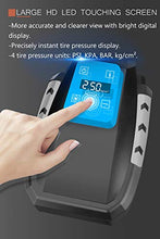 Load image into Gallery viewer, sanyi Portable Air Compressor air Pump DC 12V Portable Tire Inflator for Car Tires, Bicycles and Other Inflatables with 3 Nozzles and Storage Bag (Silver)