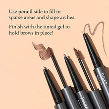 Load image into Gallery viewer, Julep Brow 101 - 2-in-1 Eyebrow Pencil and Tinted Brow Gel - Taupe - Waterproof - Thickening Silk Fibers - All Day Hold - Fill Define and Shape Brows