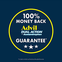Load image into Gallery viewer, Advil Dual Action Coated Caplets with Acetaminophen, 250 Mg Ibuprofen and 500 Mg Acetaminophen Per Dose (2 Dose Equivalent) for 8 Hour Pain Relief - 2 Count x 50