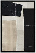 Load image into Gallery viewer, IDEA4WALL Framed Canvas Print Wall Art Multicolor Plant in Blue Vase Geometric Shapes Illustrations Modern Art Chic Colorful for Living Room, Bedroom, Office - 16"x24" Natural