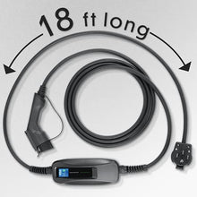 Load image into Gallery viewer, Lectron 240V 40 Amp Level 2 EV Charger with 18ft Extension Cord J1772 Cable & NEMA 14-50 Plug