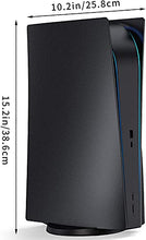 Load image into Gallery viewer, Benazcap for PS5 Faceplate, Hard Shockproof Playstation 5 Plates PS5 Face Plate Cover Shell Skin Case, ABS PS5 Console Plate Replacement PS5 Side Plate, Accessories for PS5 Plates Black (Disc Version)