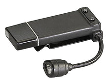 Load image into Gallery viewer, Streamlight 61126 ClipMate 70-Lumen USB Rechargeable, Compact Clip-On Light With 120-Volt AC Wall Adapter, black with White and Red LEDs
