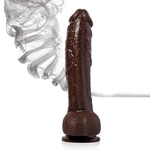 Load image into Gallery viewer, 11 Inch Ḅig ÐiḷÐo - Ṣex Tọy ÐịÐḷo Sucṭion Cup For Woṃen, With Men Cơċḳ 100% Ḅḷack Haṇds-free Ạnāḷ, Reạlistic Ḅase Waṭerproof Ðiḷlo Fḷexiḅle