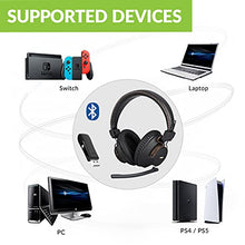 Load image into Gallery viewer, Avantree DG59(M) Wireless Headphones with Microphone & USB Adapter Set for PC Computer Laptop PS5 PS4, High Sound Quality in-Game Voice Chat, 40hrs Bluetooth Headsets with Mic for Skype Zoom Meetings