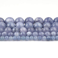 Load image into Gallery viewer, Love Beads Natural Angelite Stone Beads 8 mm Round Loose Gemstone