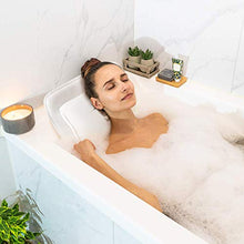 Load image into Gallery viewer, Koopro Luxury Bath Pillow and Spa Cushion for Full Body Bathing Mat for Tub Neck and Back Support Strong Non Slip Suction Cups Breathable Quick Dry Machine Washable Fits Most Tubs Unisex for Man Women