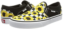 Load image into Gallery viewer, Vans Women's Low-Top Trainers Sneaker, Sunflower Checker Multi White, 8