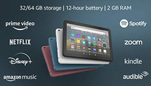 Load image into Gallery viewer, All-new Fire HD 8 tablet, 8" HD display, 32 GB, designed for portable entertainment, Black