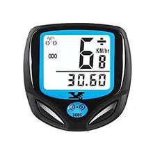 Load image into Gallery viewer, DINOKA Bike Speedometer Waterproof Wireless Bicycle Computer Bike Computer and Cycling Odometer with Automatic Wake-up Multi-Function LCD Backlight Display